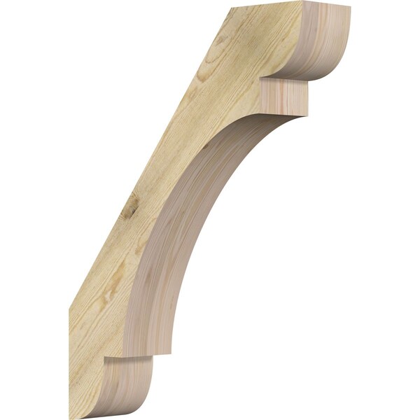 Ekena Millwork 6"W x 26"D x 34"H Olympic Rough Sawn Knee Brace, Douglas Fir BRC06X26X34OLY00RDF - main